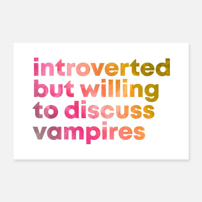 Vampir Poster 30x20 cm