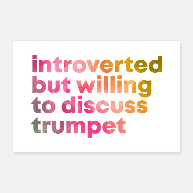 trompette Poster 30 x 20 cm