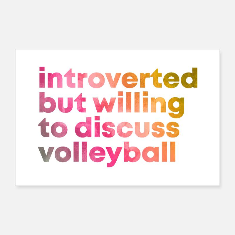 volley-ball Poster 30 x 20 cm