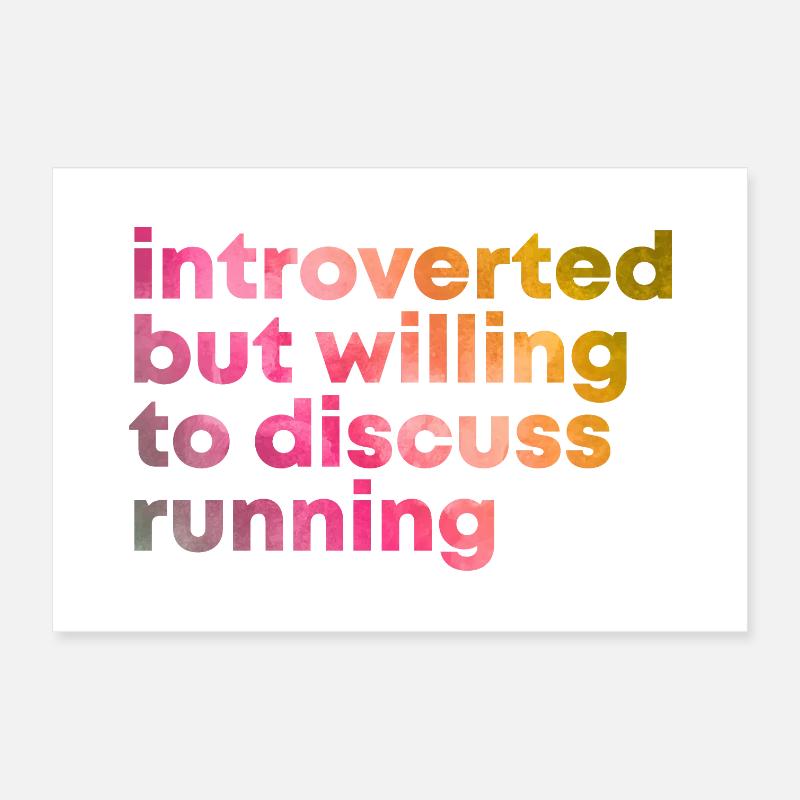 Runner Poster 12" x 8" (30x20 cm)
