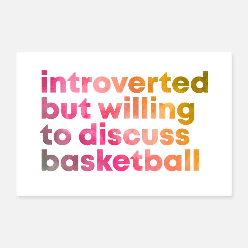 basket-ball Poster 30 x 20 cm