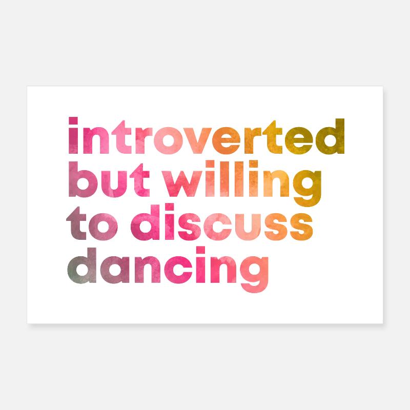 danseur Poster 30 x 20 cm