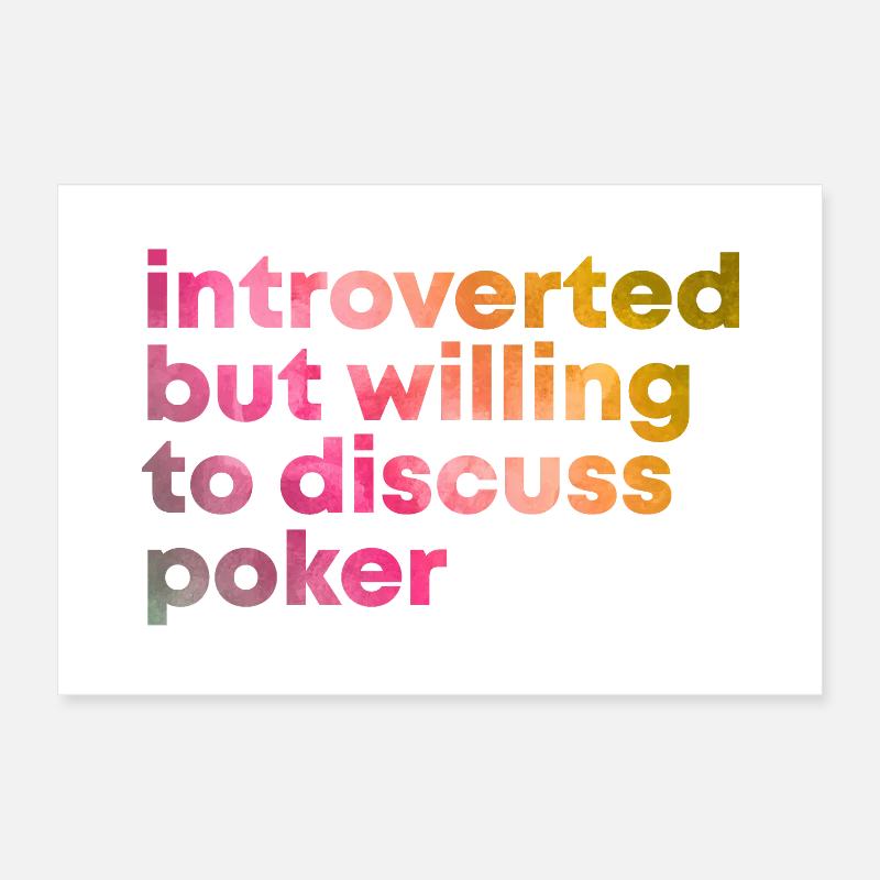 poker Poster 30 x 20 cm