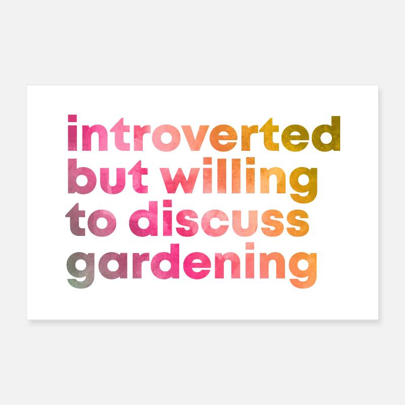 Gardener Poster 12" x 8" (30x20 cm)