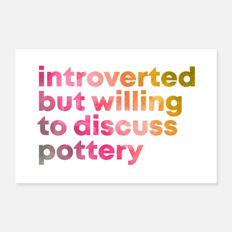 Pottery Poster 12" x 8" (30x20 cm)