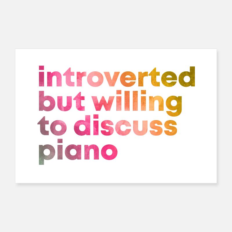piano Poster 30 x 20 cm