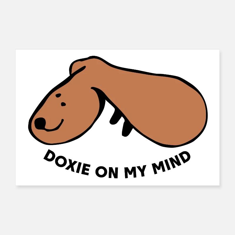 Lässiger Hund – Einfach entspannt Poster 30x20 cm