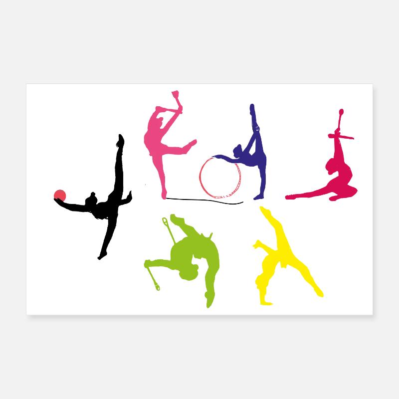 Rhythmic gymnastics Poster 12" x 8" (30x20 cm)