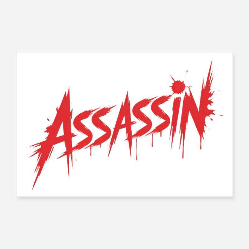 Assassin - Conception de sang tueur Poster 30 x 20 cm