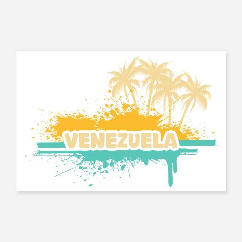 Vacances Venezuela Poster 30 x 20 cm
