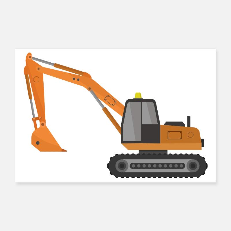 Bagger Poster 30x20 cm