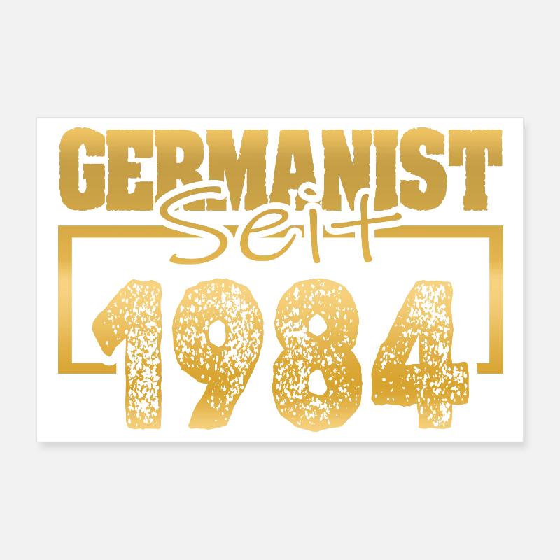 University 1984 Poster 12" x 8" (30x20 cm)