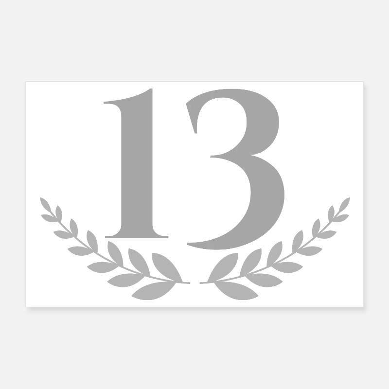 13 Poster 30 x 20 cm