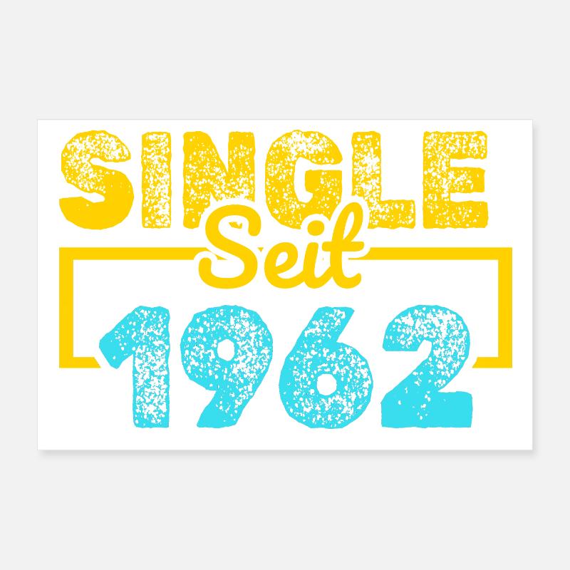 seit 1962 Poster 30x20 cm