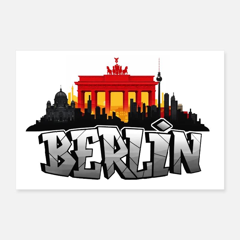 Berlin Poster 30x20 cm