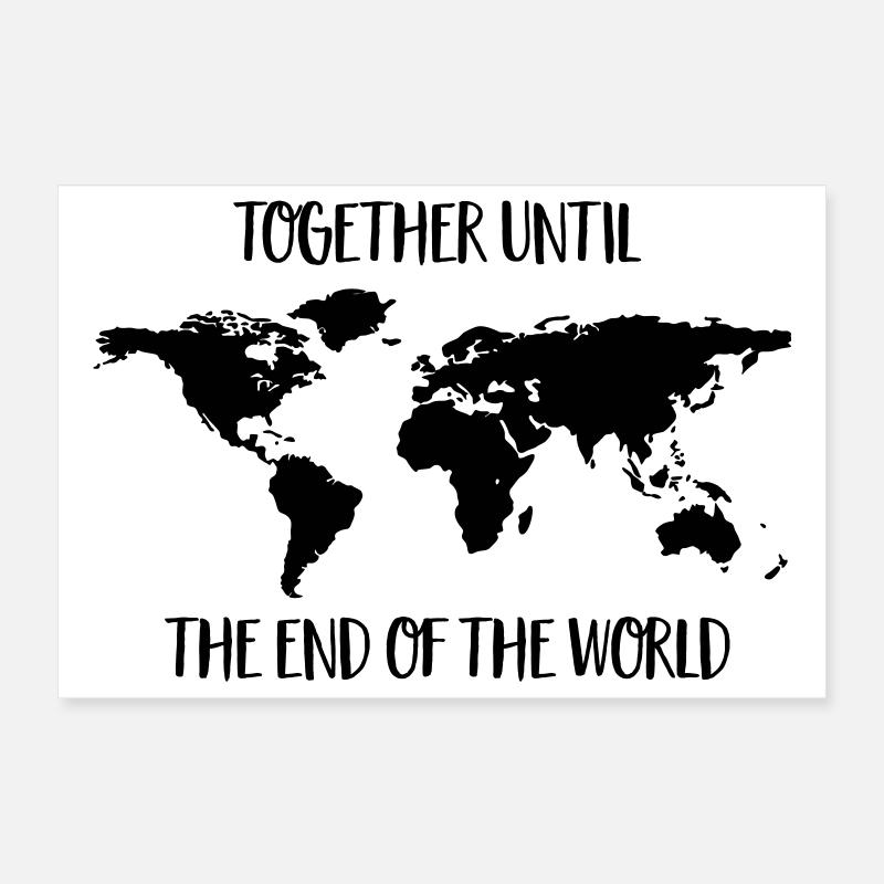 Weltreise Poster 30x20 cm