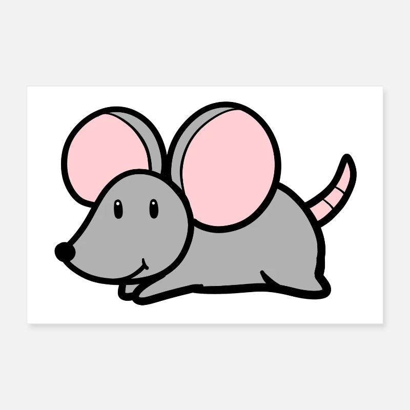 Sweet mouse Poster 12" x 8" (30x20 cm)
