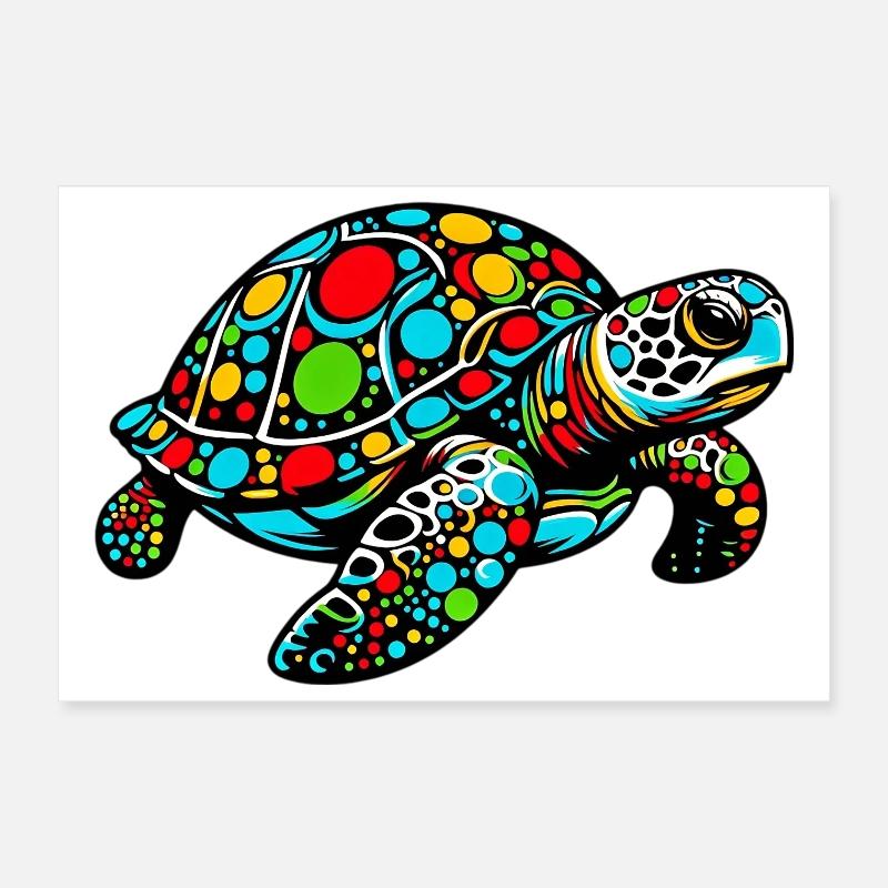Tortue Poster 30 x 20 cm