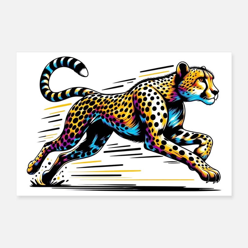 Guépard Poster 30 x 20 cm