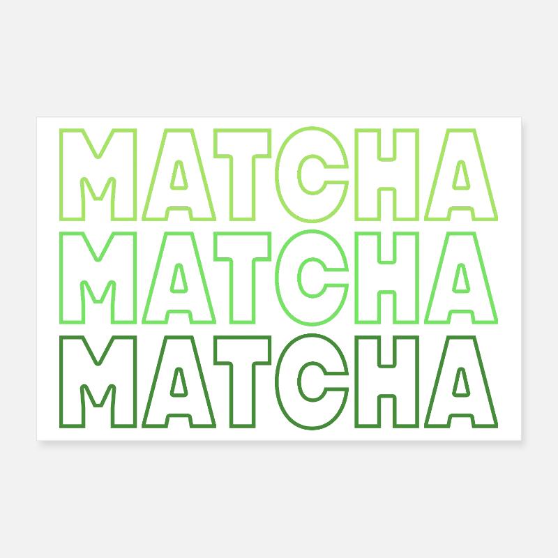 Le Matcha Poster 30 x 20 cm