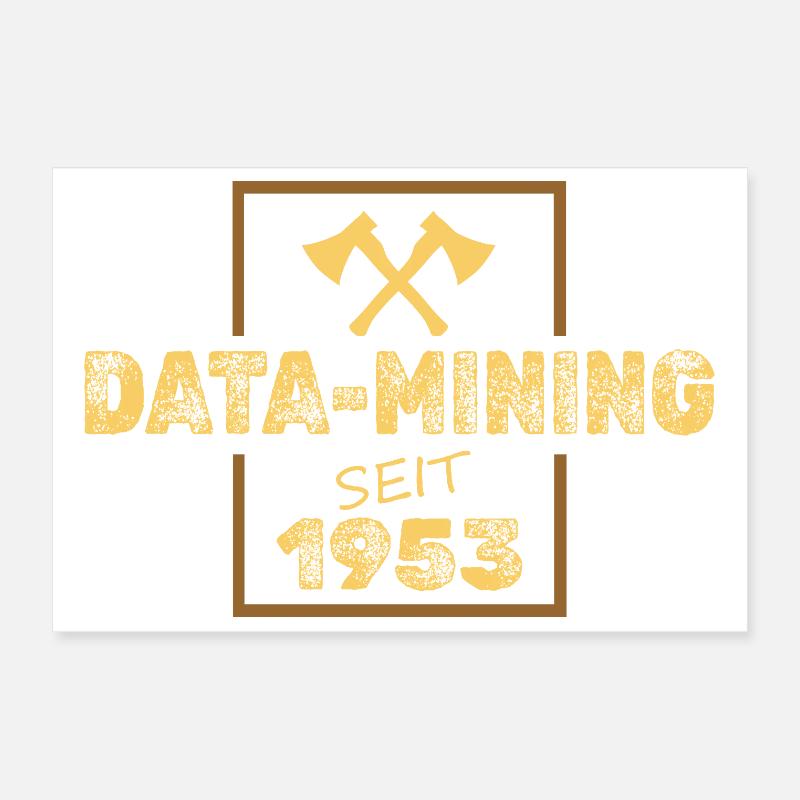 Data-Mining 1953 Poster 30x20 cm