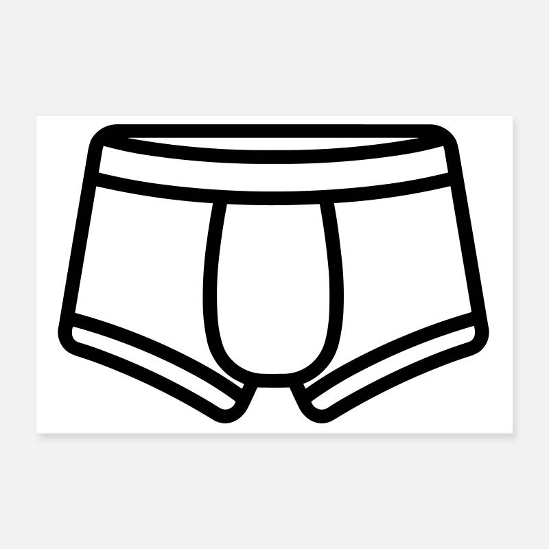 Boxershorts Poster 30x20 cm