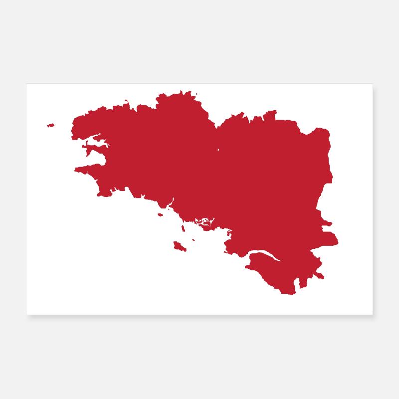 Brittany Poster 12" x 8" (30x20 cm)