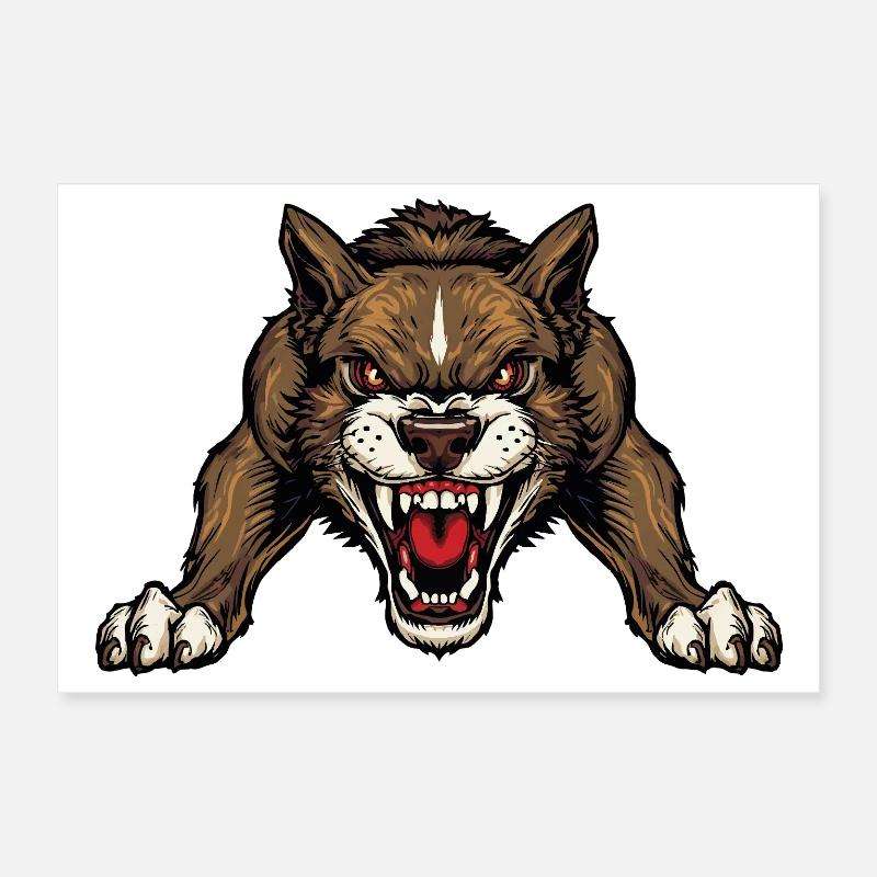 Hund Poster 30x20 cm