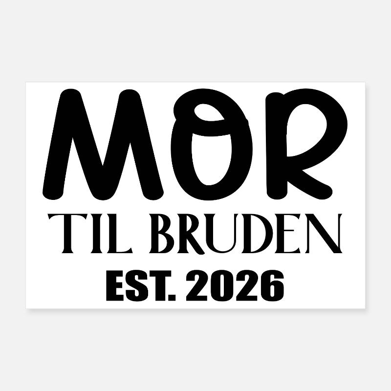 Mutter der Braut 2026 Poster 30x20 cm