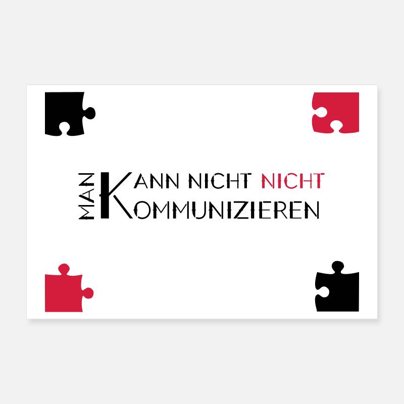 communication watzlawick Poster 30x20 cm