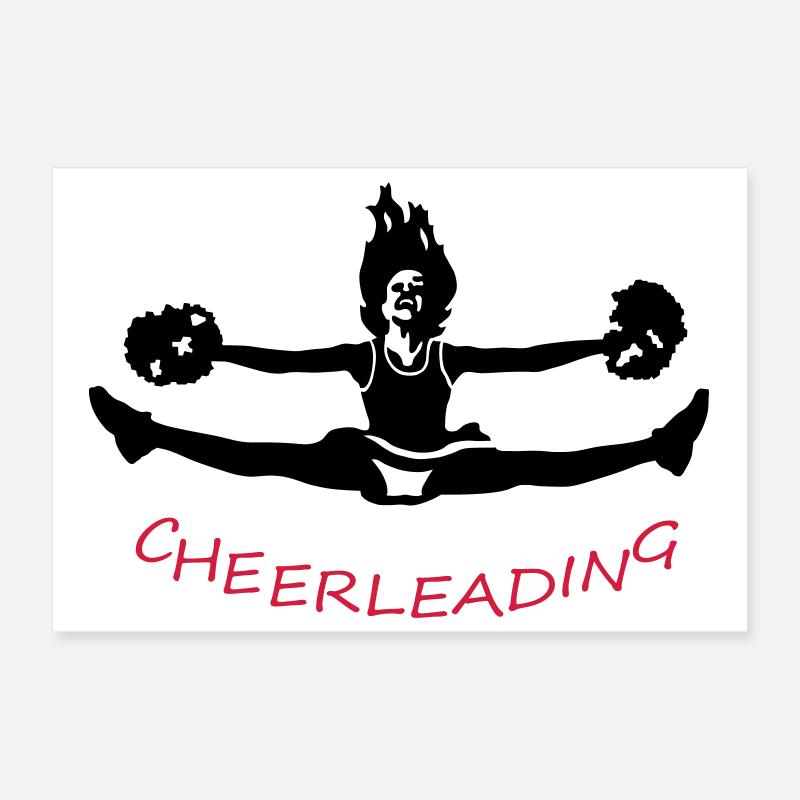 Cheerleading Poster 30x20 cm