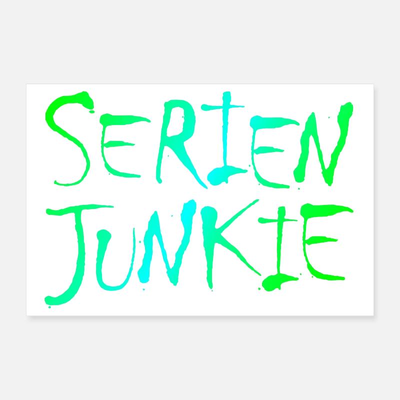 NERDY forever - Serienjunkie Poster 30x20 cm