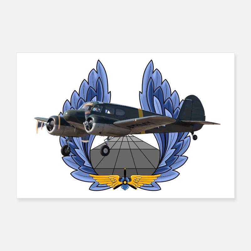 UC-78 Bobcat Poster 12" x 8" (30x20 cm)