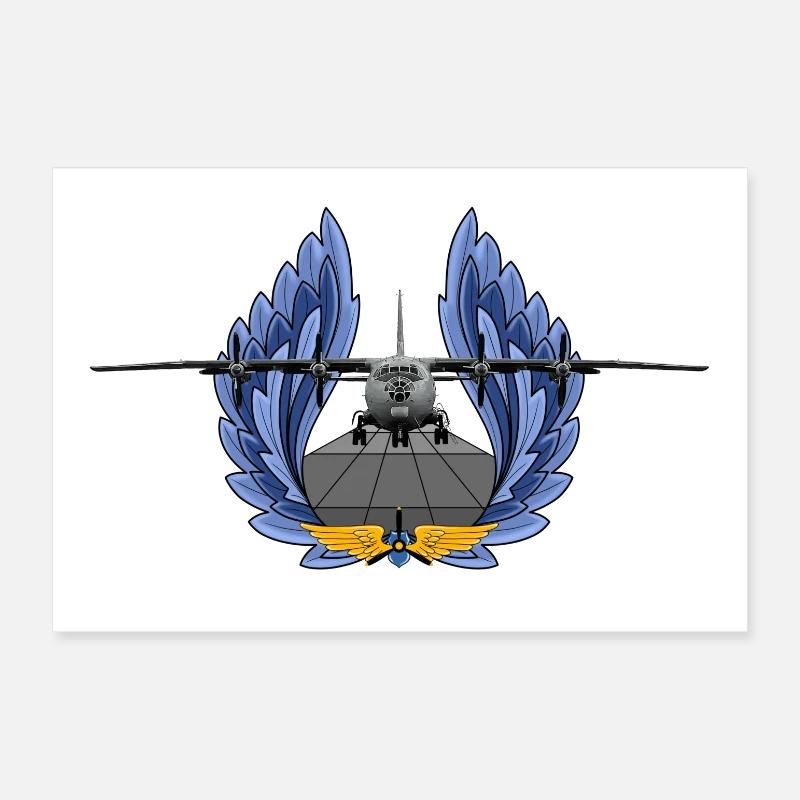 An-12 Poster 30x20 cm
