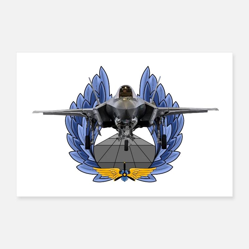 F-35 Lightning II Poster 12" x 8" (30x20 cm)