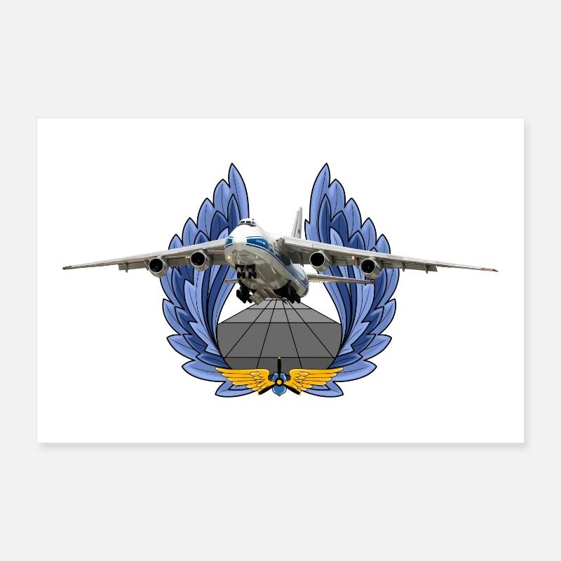 An-124 Poster 12" x 8" (30x20 cm)