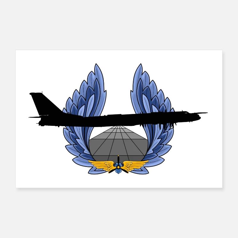Tu-95 Poster 12" x 8" (30x20 cm)
