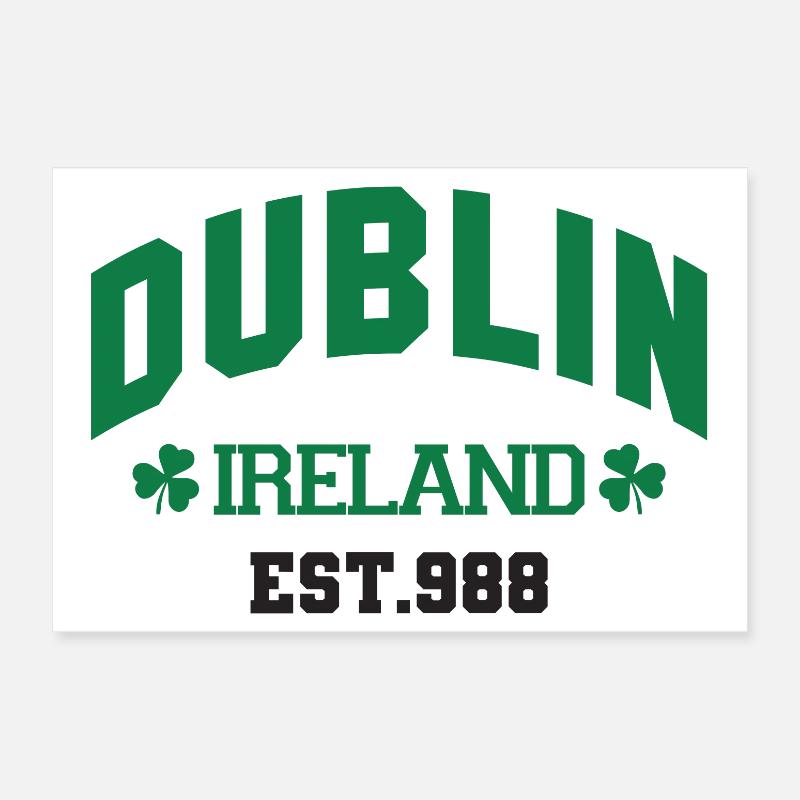 Dublin - Ierland Poster 30x20 cm