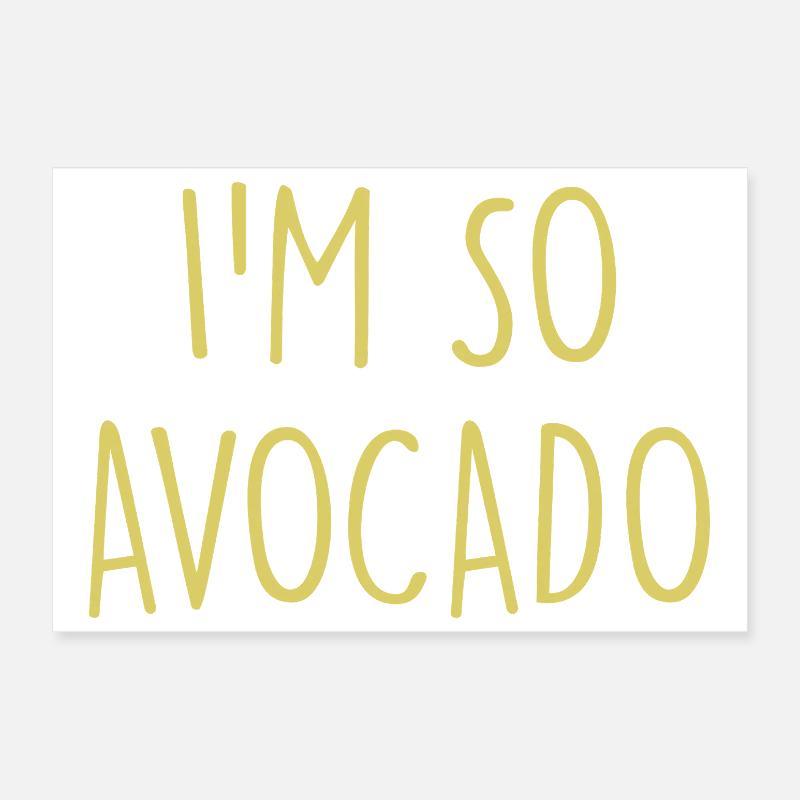 Avocado  Poster 30x20 cm