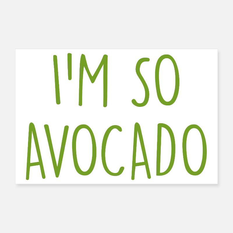 Avocado Poster 30x20 cm