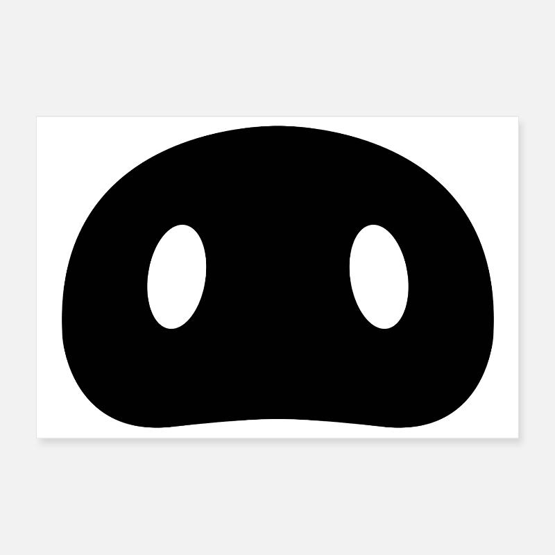 Pig snout Poster 12" x 8" (30x20 cm)