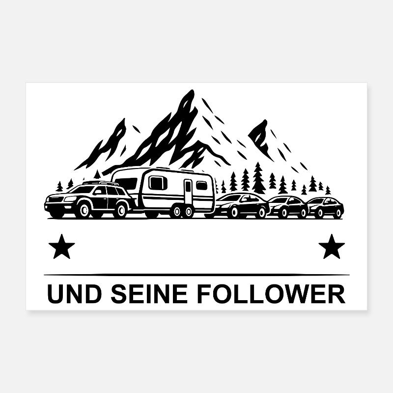 « Ton nom » et tes partisans - Caravan - Stau Poster 30 x 20 cm