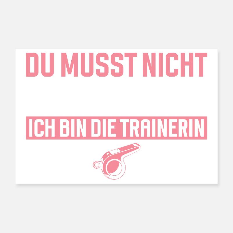 Dresseur : Pas besoin de discuter Poster 30 x 20 cm