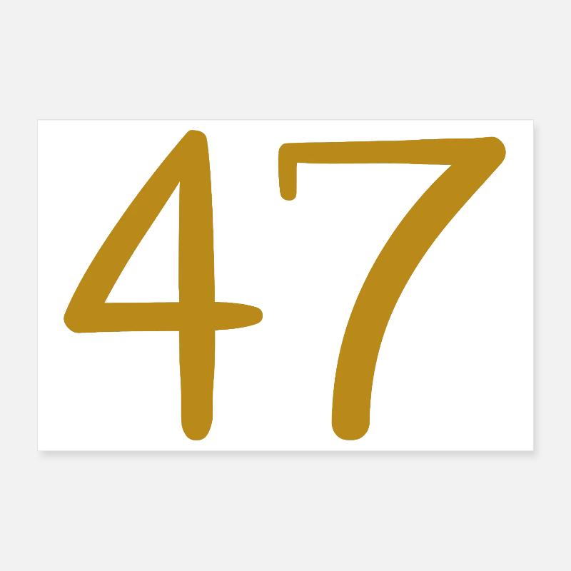 47 Poster 30 x 20 cm
