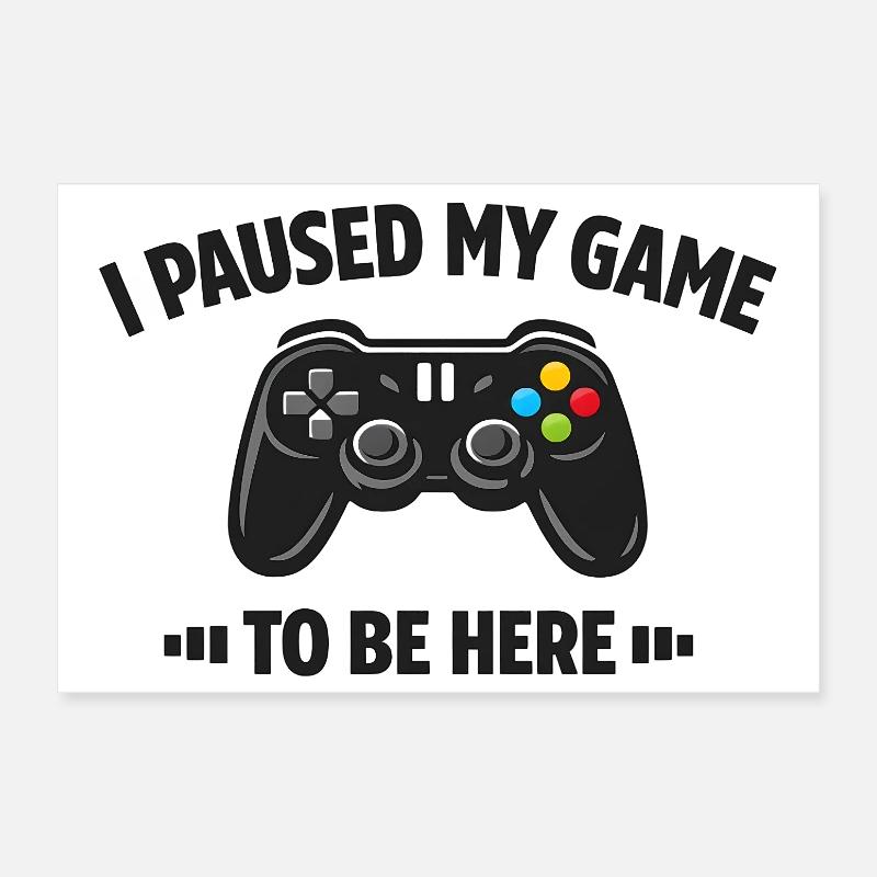 Gaming Design Poster 30x20 cm