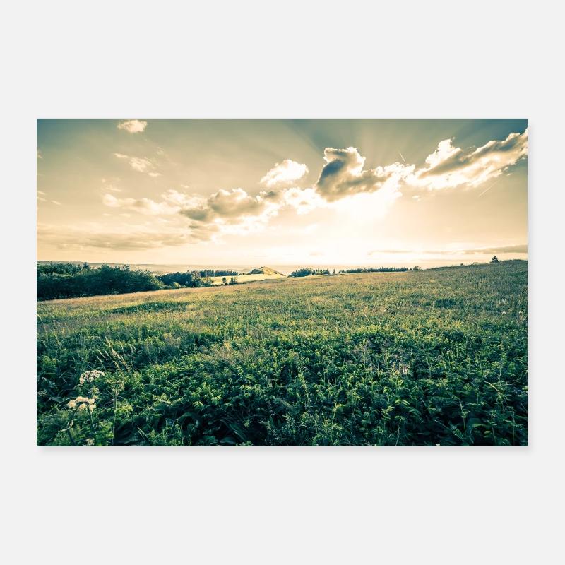 Rhoen - Poster 30 x 20 cm - blanc