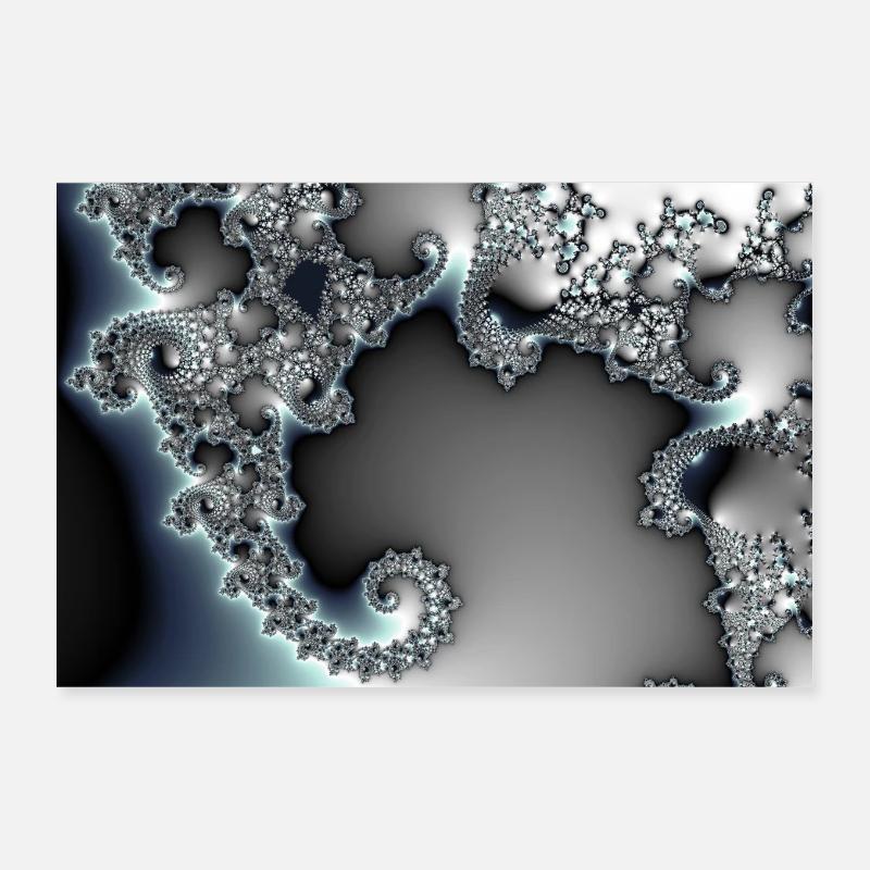 Ice Octopus Poster 12" x 8" (30x20 cm)