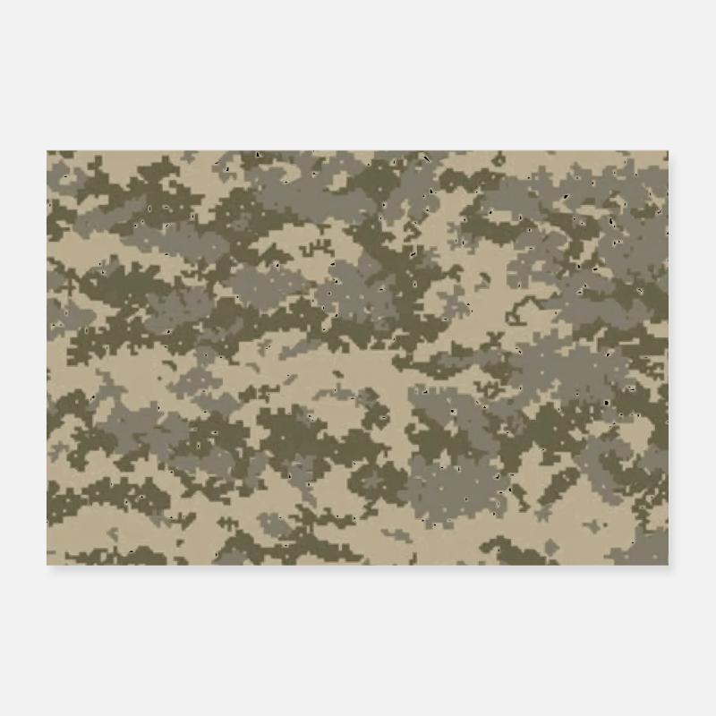 Tarnfleck Poster 30x20 cm