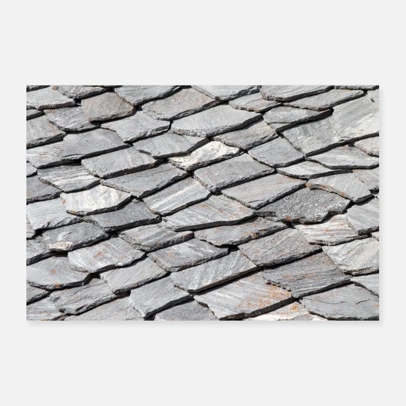 Schieferdach Poster 30x20 cm
