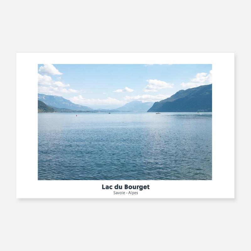 Bourget-See Poster 30x20 cm